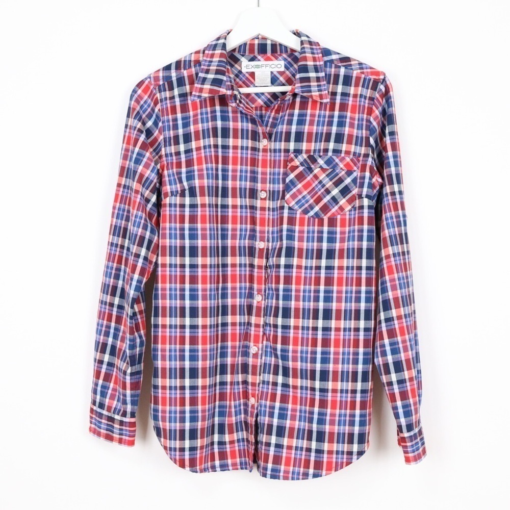 Exofficio Plaid Button Down Shirt